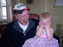 Sophia with Uncle Larry, spring 2009