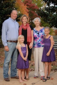 Our family, complete with Mormor.