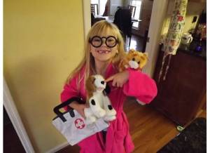 "Maybe you should be a vet!"