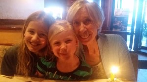 Celebrating Mormor's birthday, 4/9/15.