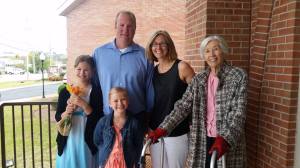 Easter Sunday 2015, with Mormor at St. Mark's.